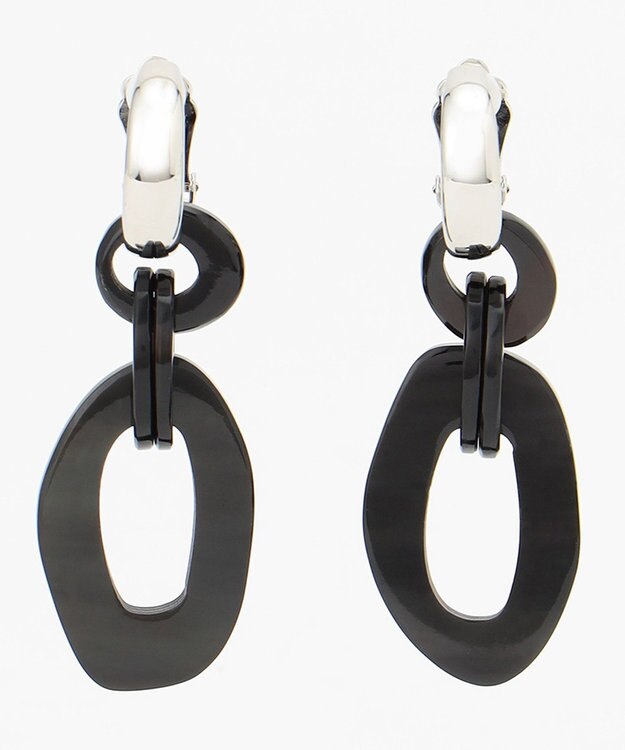 23区 【STORY7月号掲載】バッファローホーン イヤリング ブラック系1