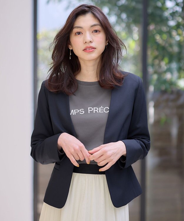 ANY 【WEB・一部店舗限定】【ストレッチ/UVケア/接触冷感】イージィケアストレッチジャケット ネイビー系