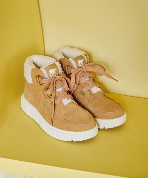 SOREL SOREL/ ソレルエクスプローラー3 ニューレースウォータープルーフ /ソレル Tawny Buff, Sea Salt