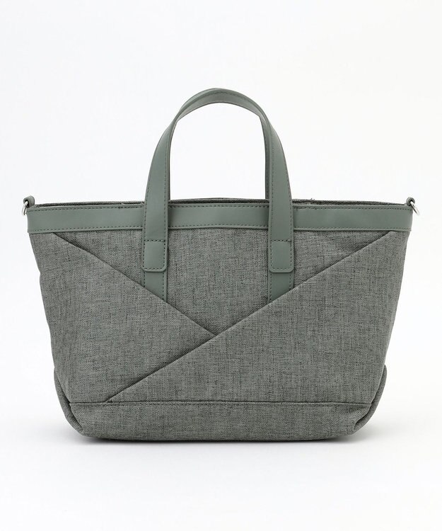 Y'SACCS リネンライク　イニシャルトート　Sサイズ アッシュグリーン【web限定カラー】