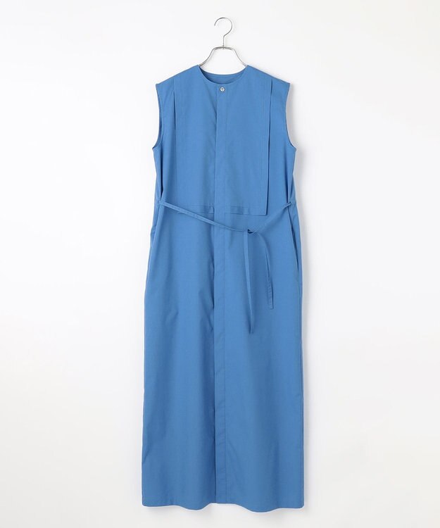 #Newans 【ANSWER for モダンベーシック】ビブヨークデザインワンピース ブルー系