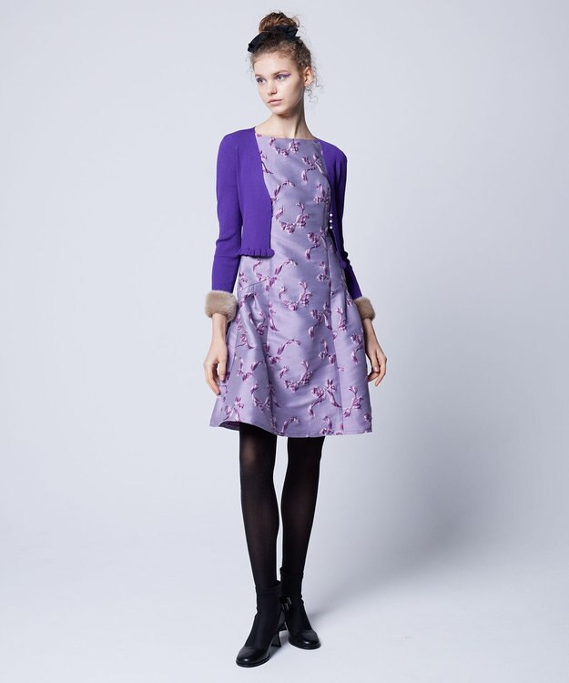 TOCCA BOOM KNIT ボレロ パープル系