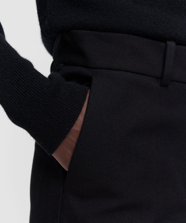 JOSEPH 【FOUNDATIONS】ギャバジンストレッチ スリムフィットトラウザーズ Black
