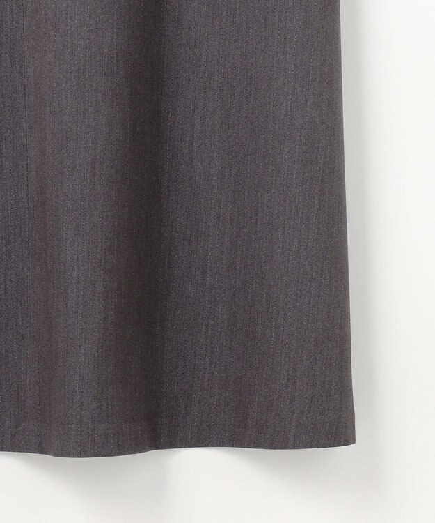 組曲 S 【前後着用可】ラメストライプボウタイ ワンピース グレー系1