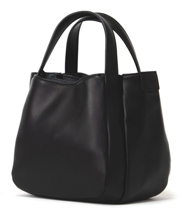 Y'SACCS イタリアンシープ 2wayラウンドトート ブラック