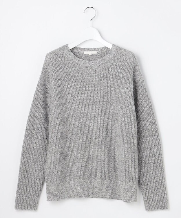 自由区 L 【カタログ掲載】カラーメランジ ニット グレー