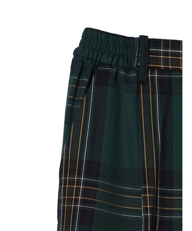 CRAFT STANDARD BOUTIQUE センタープレスチェックパンツ Check Green