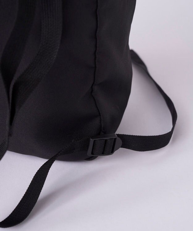 OP／FILA 【Reebok】ブランドロゴ入り巾着型ナップサック ブラック