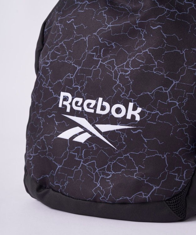 OP／FILA 【Reebok】ブランドロゴ入り巾着型ナップサック ブラック
