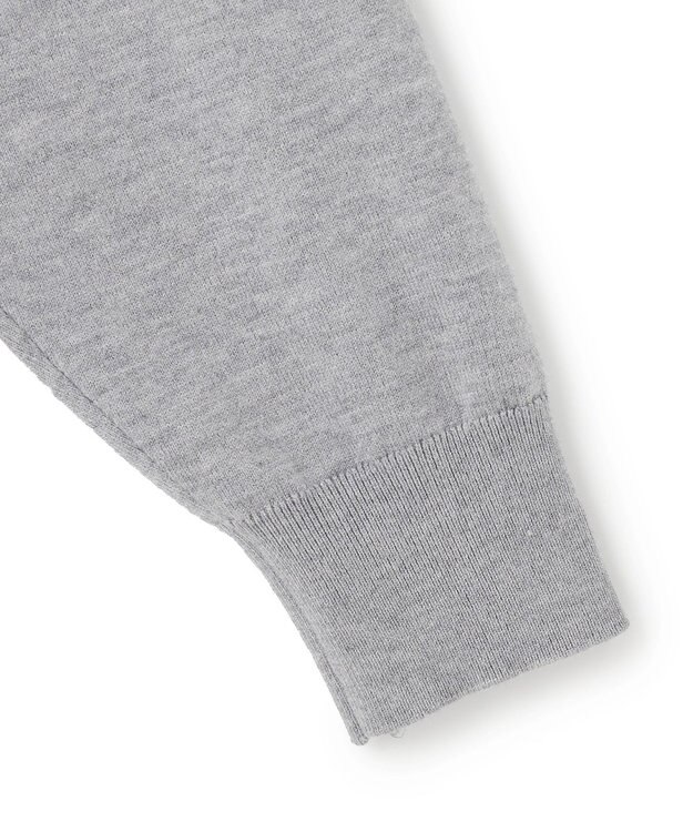 UNFILO L ネックビジュー ニット グレー