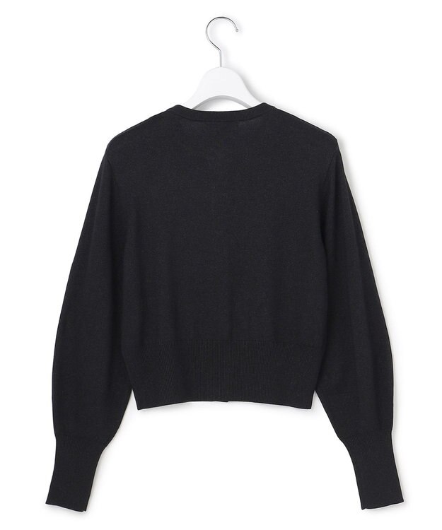 23区 【APPLAUDIR】コンパクト ラメカーディガン ブラック系