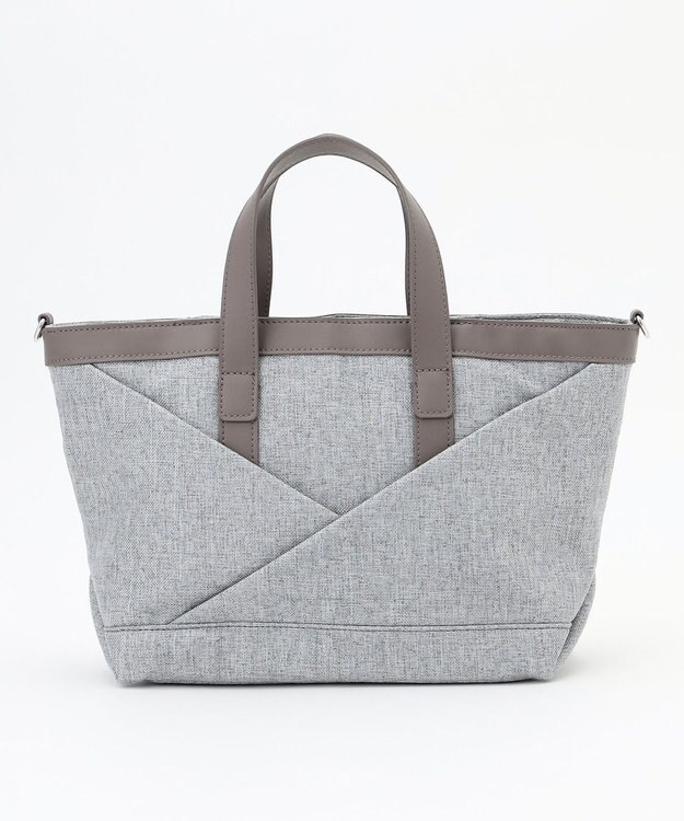 Y'SACCS リネンライク　イニシャルトート　Sサイズ ライトグレー