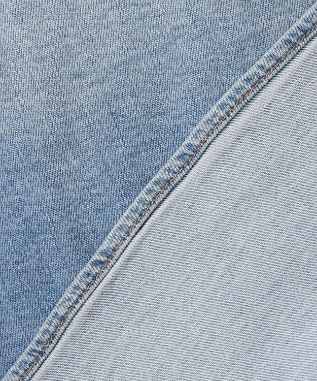 ANY 【洗濯機可/ストレッチ】デニムシャツ ブリーチ