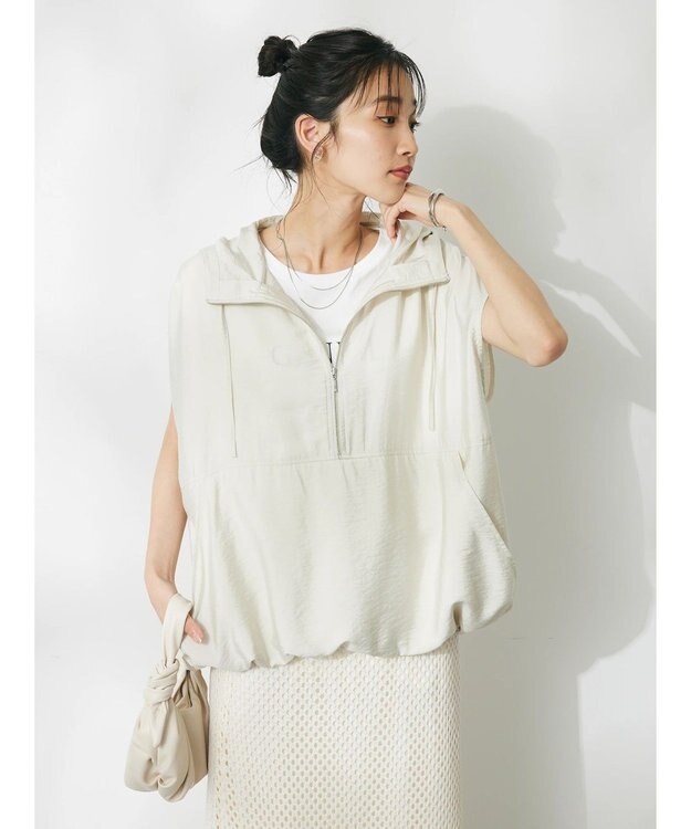 CRAFT STANDARD BOUTIQUE レーヨントロミＺＩＰフーディー Ivory