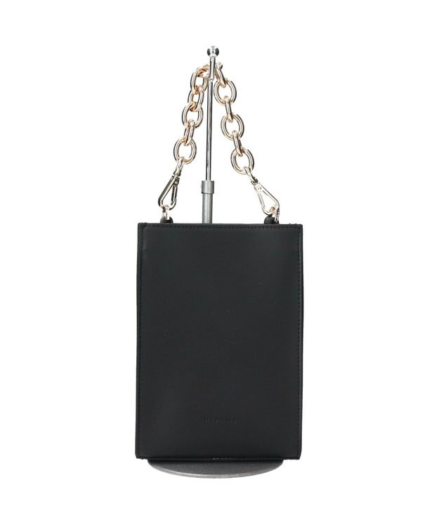 INTER-CHAUSSURES 【RIPANI】チェーンハンドルミニショルダーバッグ ブラック