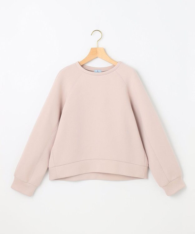 組曲 L ダンボールジャージー ショート丈プルオーバー ローズ系