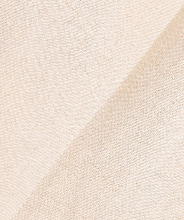 UNFILO 【セットアップ着用可/ウエストゴム】TENNEN TOUCH セミフレア パンツ ベージュ