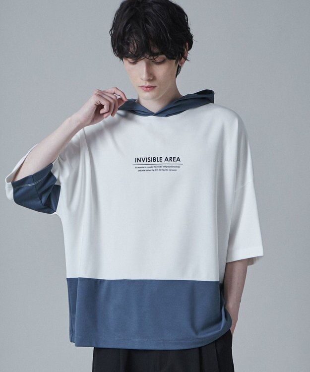 WEGO ドルマンポンチフードT（S） ブルー