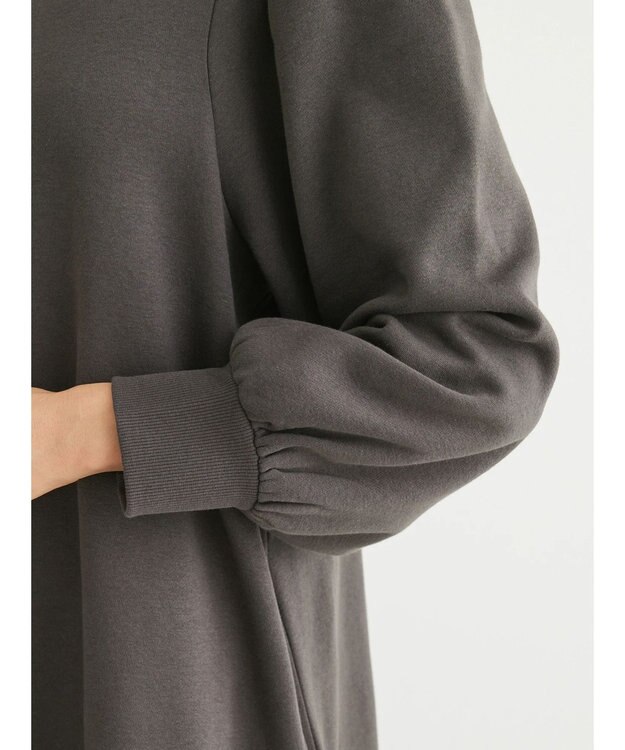 Green Parks ・ＳＵＧＡＲ　ＳＰＯＯＮ　ウラキモウフレアワンピース Charcoal Gray