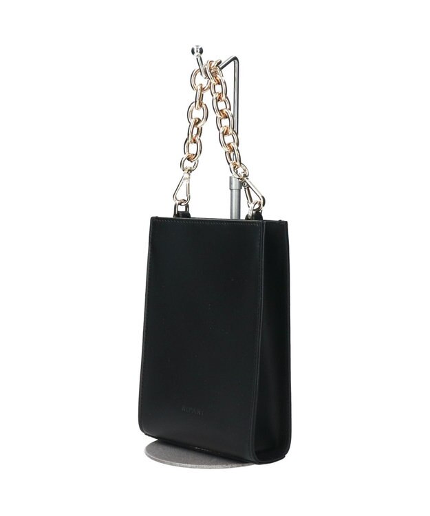 INTER-CHAUSSURES 【RIPANI】チェーンハンドルミニショルダーバッグ ブラック