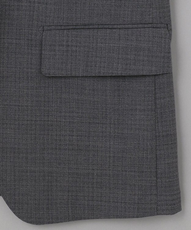 GOTAIRIKU 【AIRY MOVE / セットアップ対応】ウールポリエステルドットエアー セットアップジャケット グレー系8