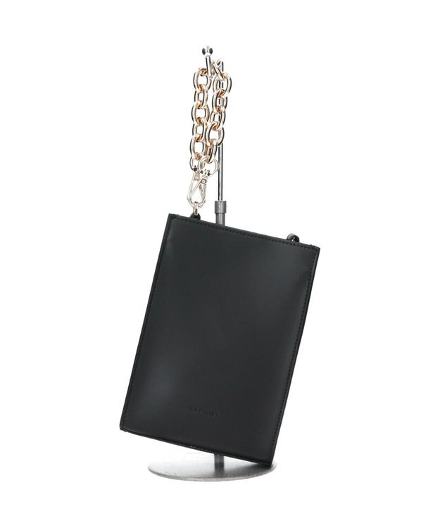 INTER-CHAUSSURES 【RIPANI】チェーンハンドルミニショルダーバッグ ブラック