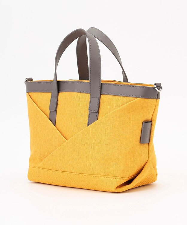 Y'SACCS リネンライク　イニシャルトート　Sサイズ イエロー