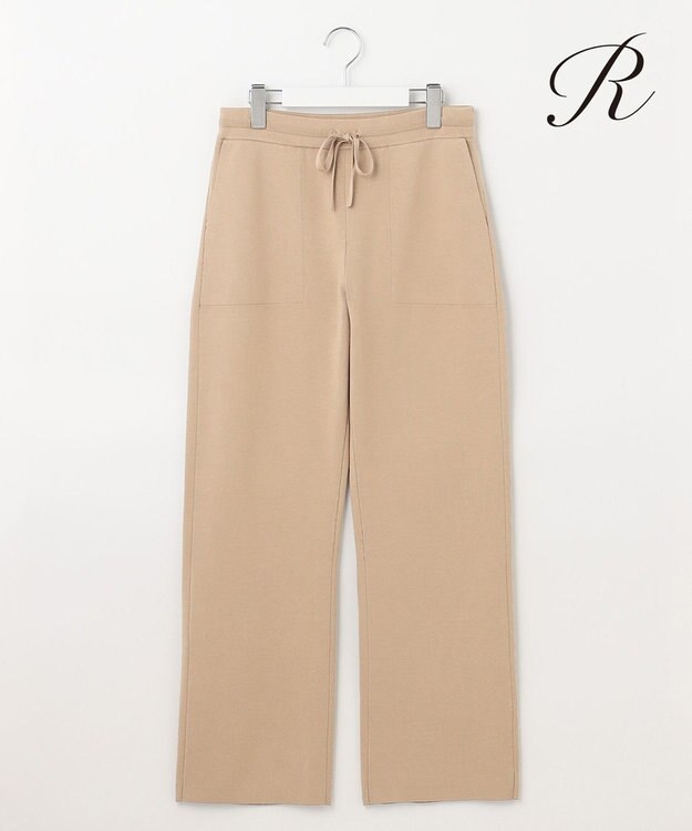 23区 【R(アール)】シルクコットン パンツ ベージュ系