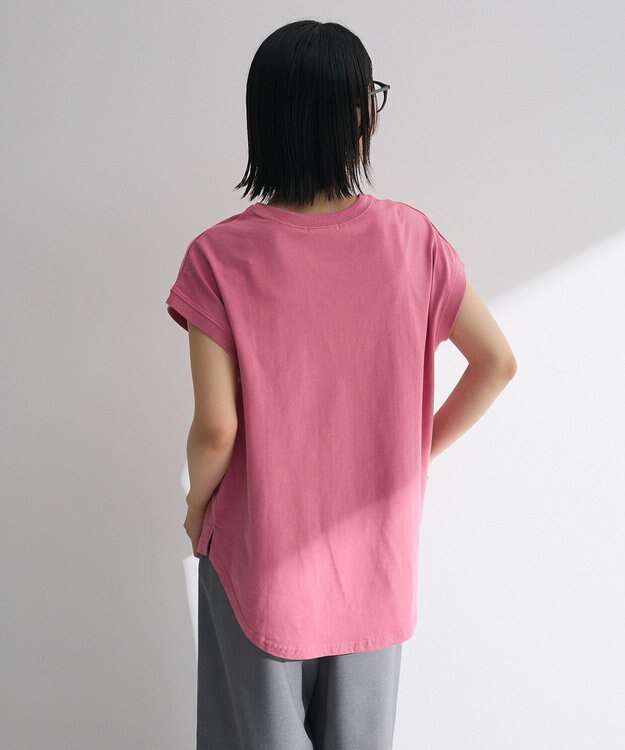 Green Parks ・ｓｗｉｎｇ　ｂｙ　フレンチスリーブ刺繍ＴＥＥ Off White