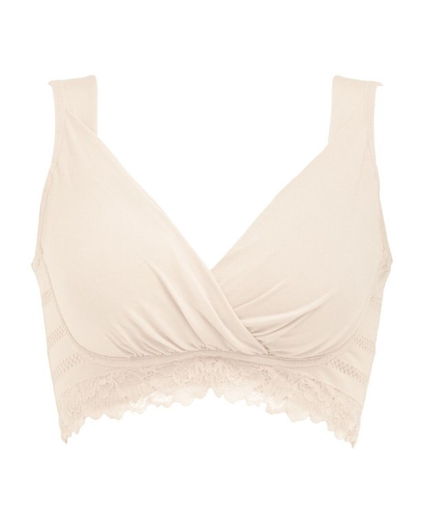 BRADELIS New York 【BRADELIS New York MATERNITY / ノンワイヤー・マタニティ】ブラデリス ノンワイヤーカシュクールブラ エクリュ