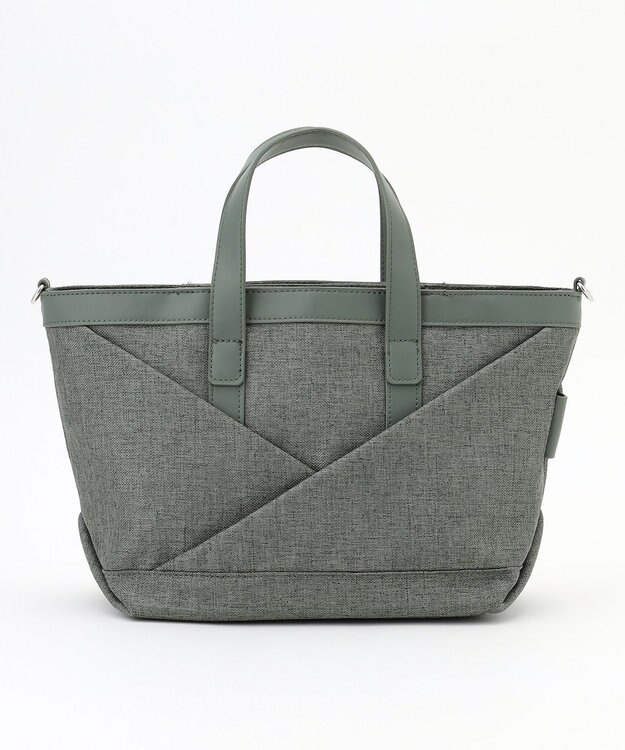 Y'SACCS リネンライク　イニシャルトート　Sサイズ アッシュグリーン【web限定カラー】