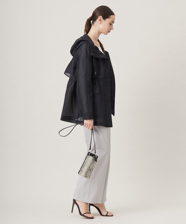 ICB シアーフォルムオーガン マウンテンパーカー ブラック系