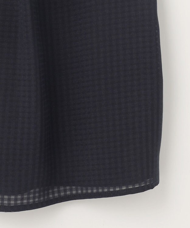 ANY SIS 【吸水速乾・UVケア・接触冷感】コンフォートジャージー ブラウス ネイビー