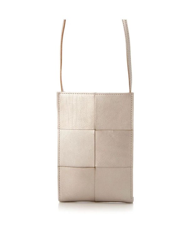 UNBILLION ペルケ perche / イントレチャート姫路レザーショルダー シルバー