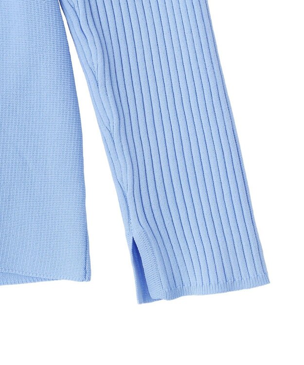 YECCA VECCA ペプラムカーディガン Blue