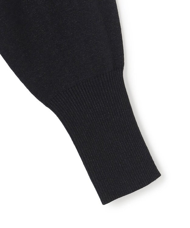 23区 【APPLAUDIR】コンパクト ラメカーディガン ブラック系