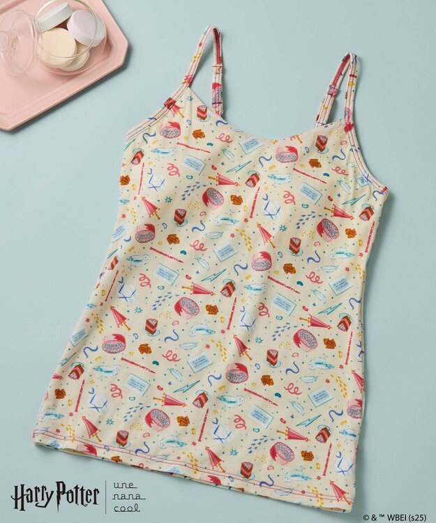 une nana cool 【ハリー・ポッターコラボ】Harry Potter × une nana cool カップ付きキャミソール CR