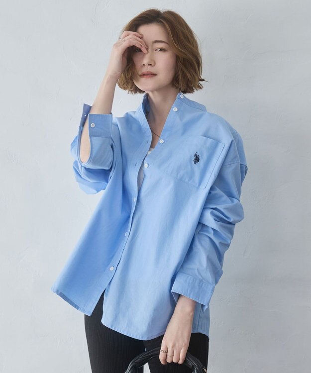 WEGO 【26年春新色登場★】USPOLOBIGシャツ 柄5