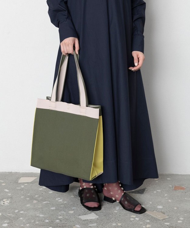 TRICOTE バイカラーペーパーバッグ 82BEIGE