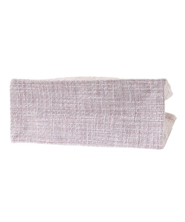 Maison de FLEUR ツイードフリルハンドルスクエアトートMバッグ Pink