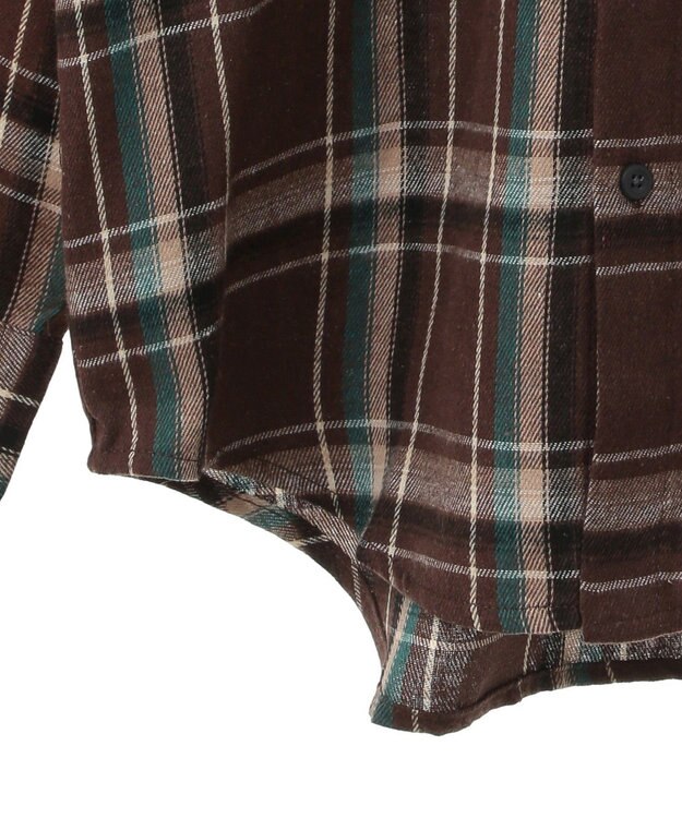 CRAFT STANDARD BOUTIQUE ネルチェックシャツ Brown