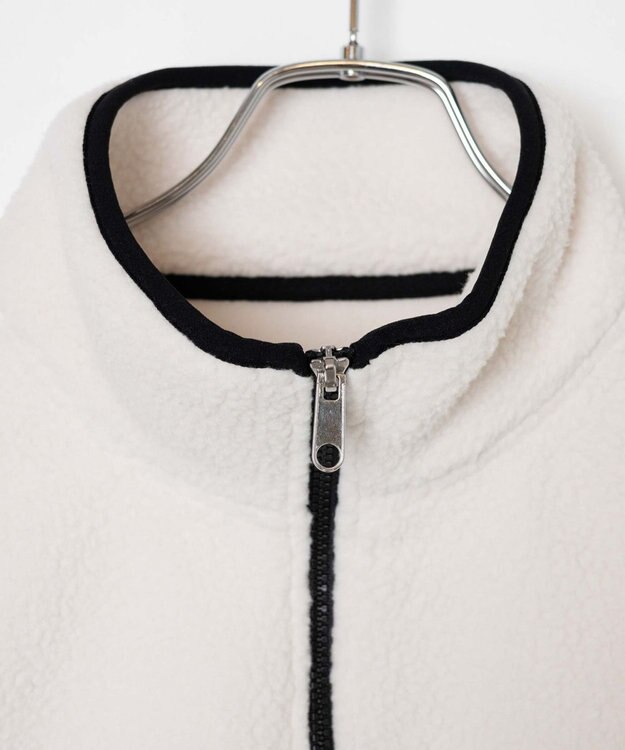 WEGO フリース ハーフZIPプルオーバー オフホワイト