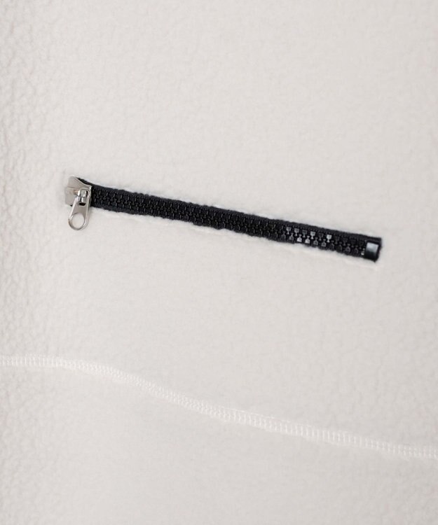 WEGO フリース ハーフZIPプルオーバー オフホワイト