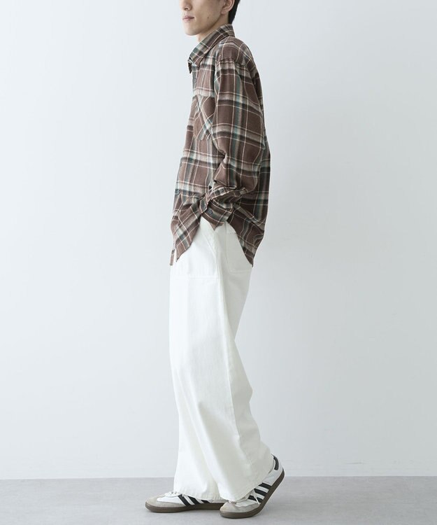 CRAFT STANDARD BOUTIQUE ネルチェックシャツ Brown