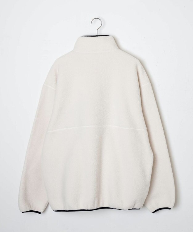 WEGO フリース ハーフZIPプルオーバー オフホワイト