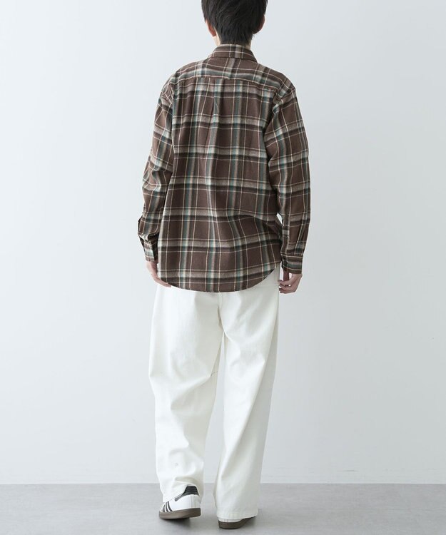 CRAFT STANDARD BOUTIQUE ネルチェックシャツ Brown