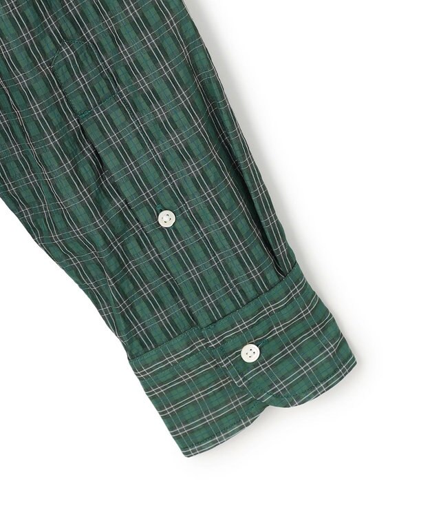 J.PRESS MEN 【こだわりの逸品】シアージャカードチェック シャツ / B.D. グリーン系3