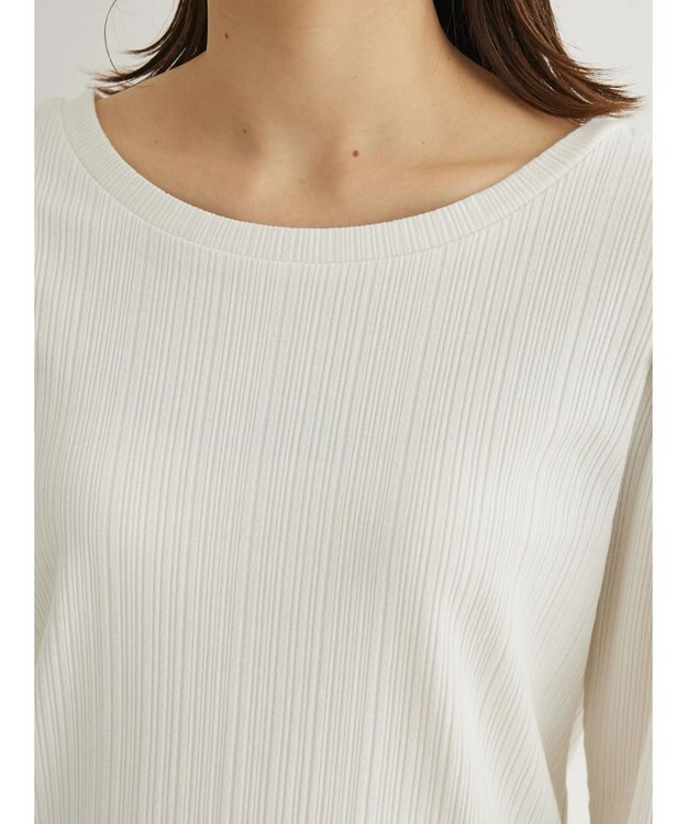 Green Parks 前後２ＷＡＹパワショルリブプルオーバー Ecru