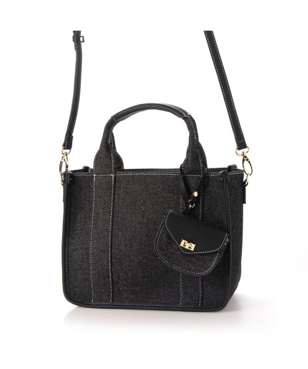 LA BAGAGERIE コットンクラシック2WAYトート Sサイズ ブラックデニム