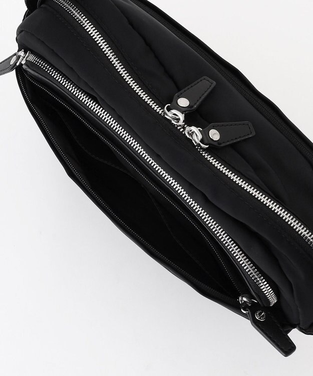 Y'SACCS ポリエステルツイル ショルダーバッグ ブラック